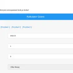 Granice ciągu kalkulator: Szybkie obliczenia matematyczne online