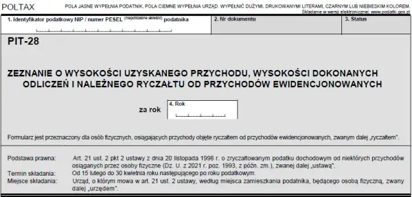 PIT-28 za najem: Termin, zasady i konsekwencje spóźnienia